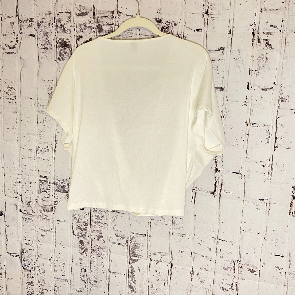 SHEIN Wrap Crop Top Size XL - Picture 3 of 4